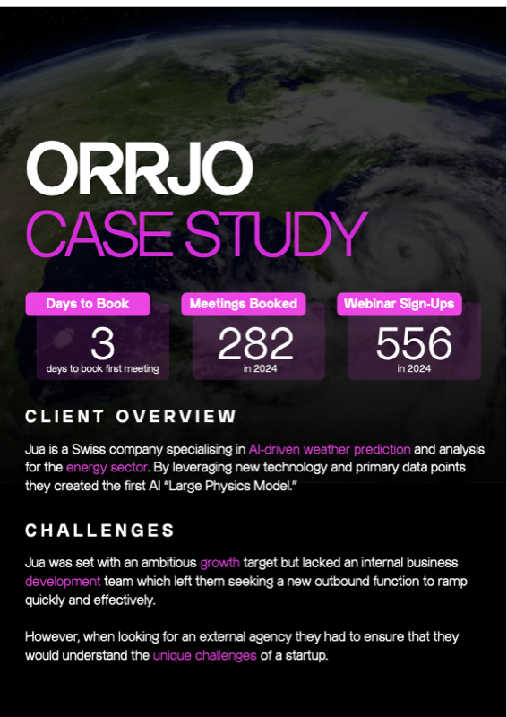 ORRJO Jua case study