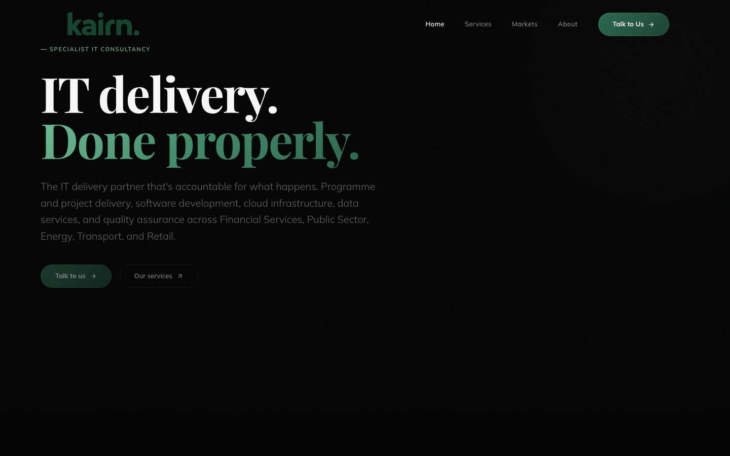 Kairn Projects website